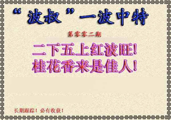 002期波叔一波中特[图]