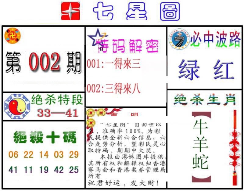 002期七星图B[图]