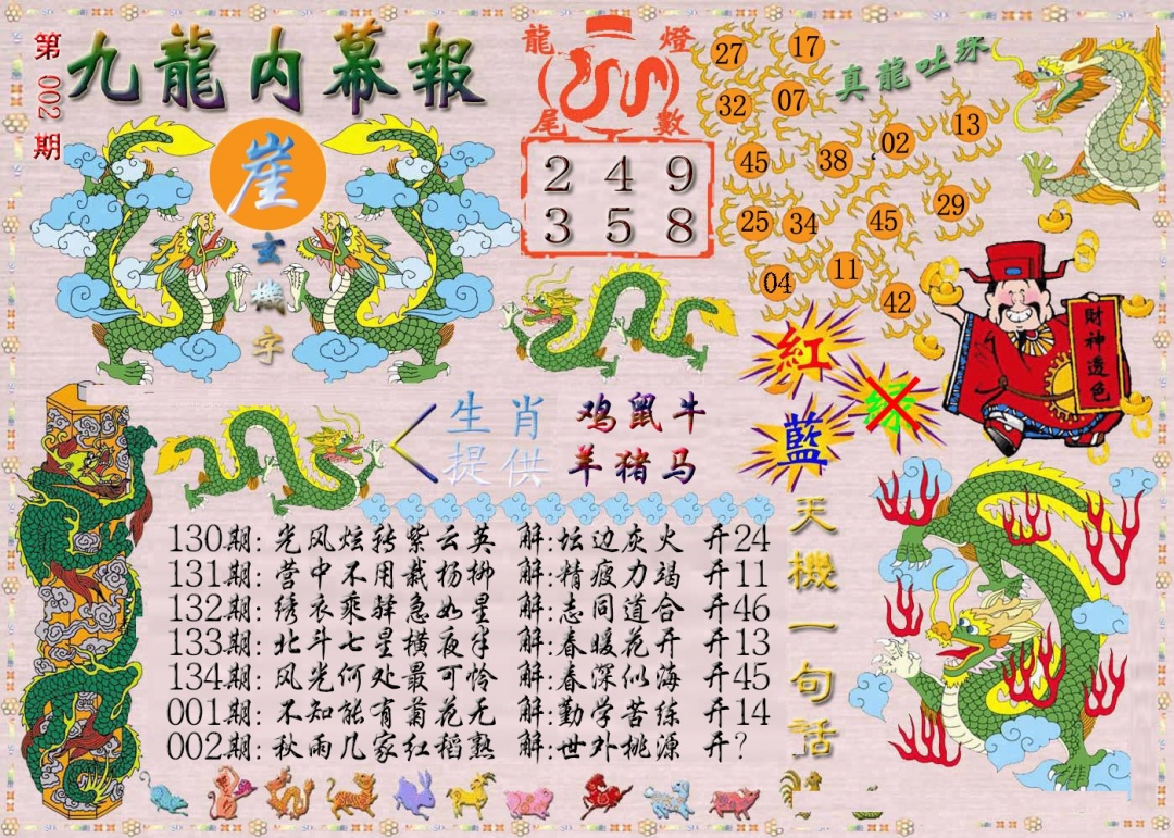 002期九龙内幕报[图]