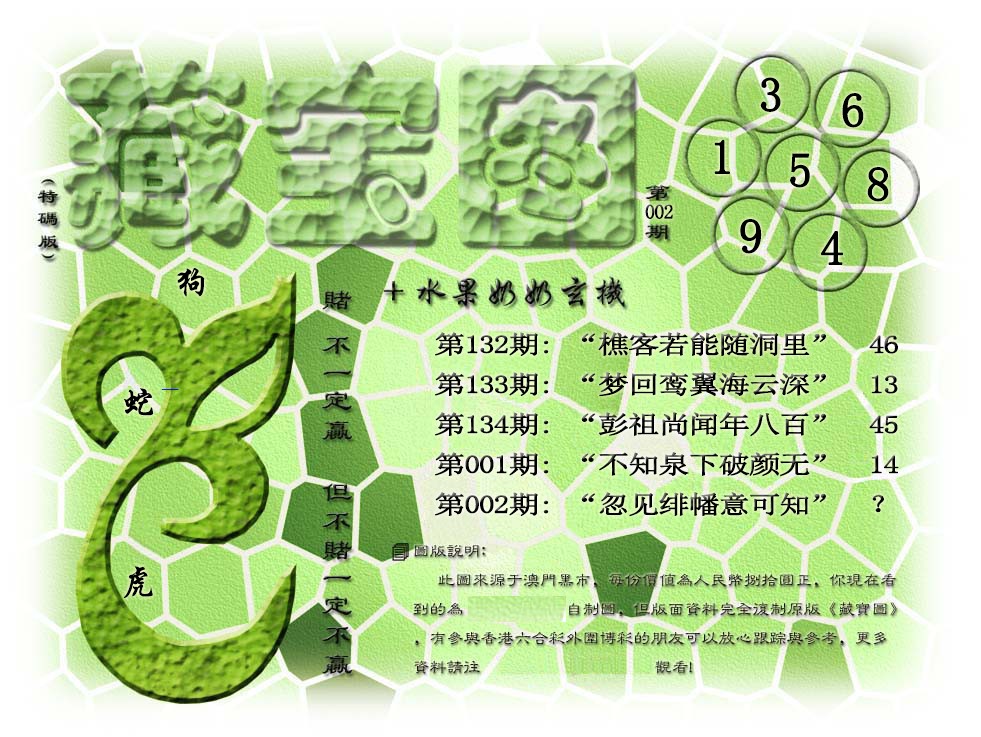 002期藏宝图(正版)[图]