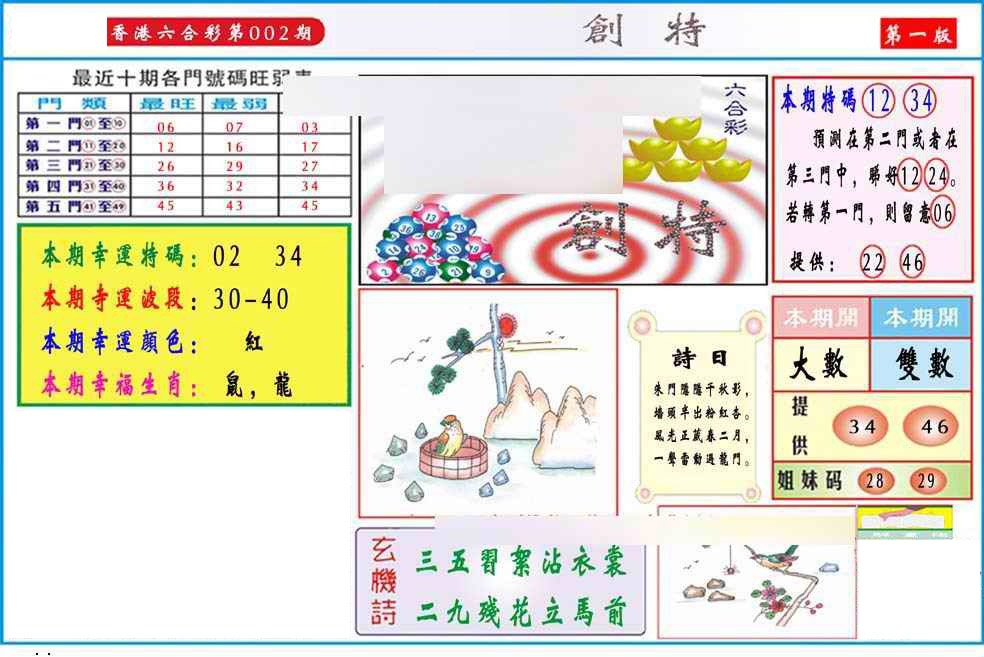 002期马经创特A(新图推荐)[图]