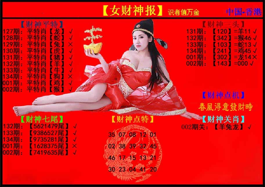 002期女财神报[图]
